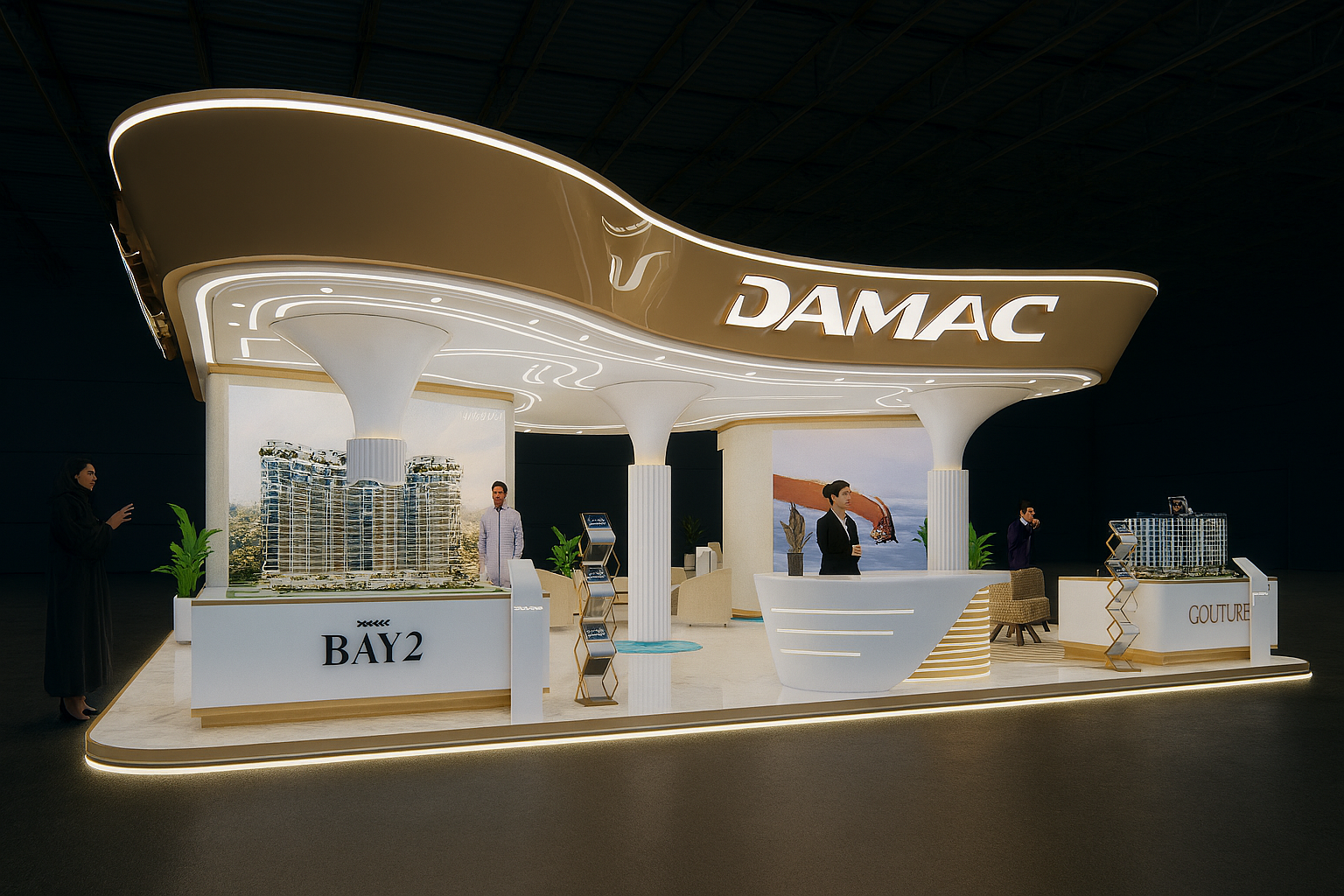 Damac Exhibition Stand by Naam Creations