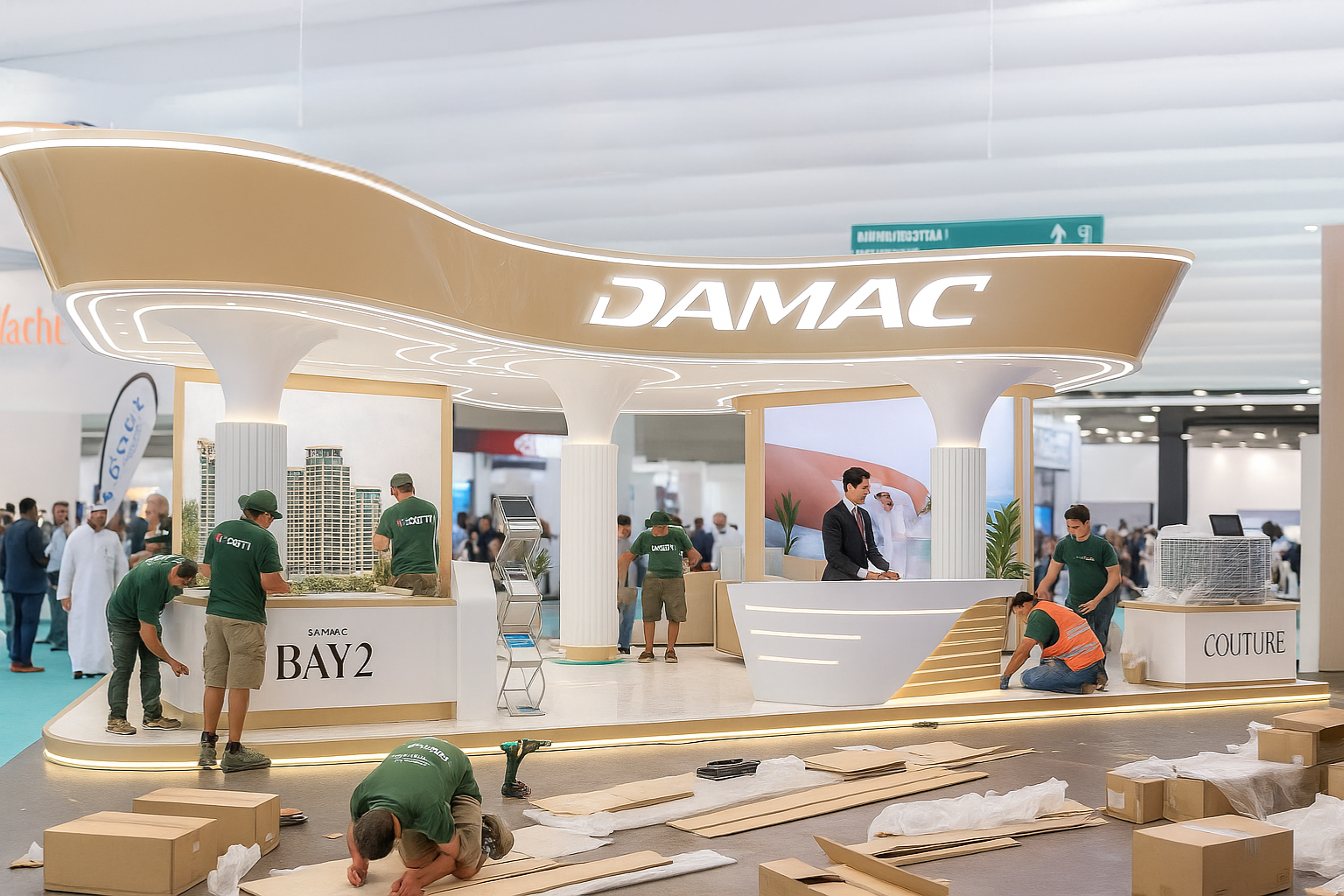 Damac Exhibition Stand by Naam Creations