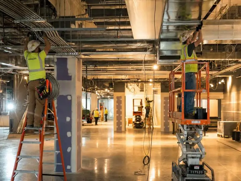 MEP services for retail fit out projects in Dubai