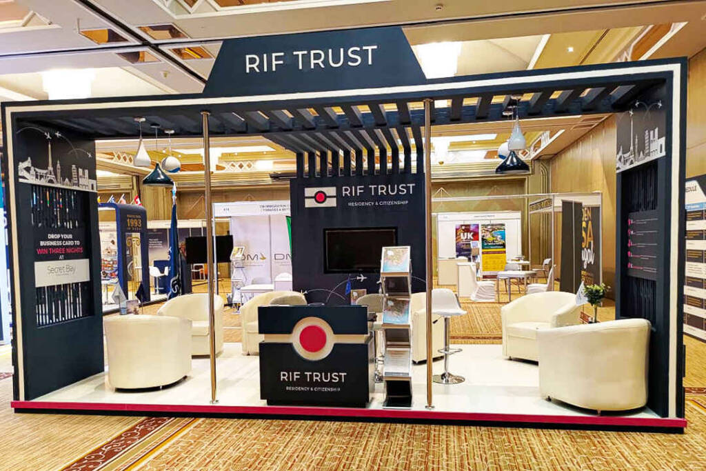 RIF-Trust Exhibtion stand by Naam Creations