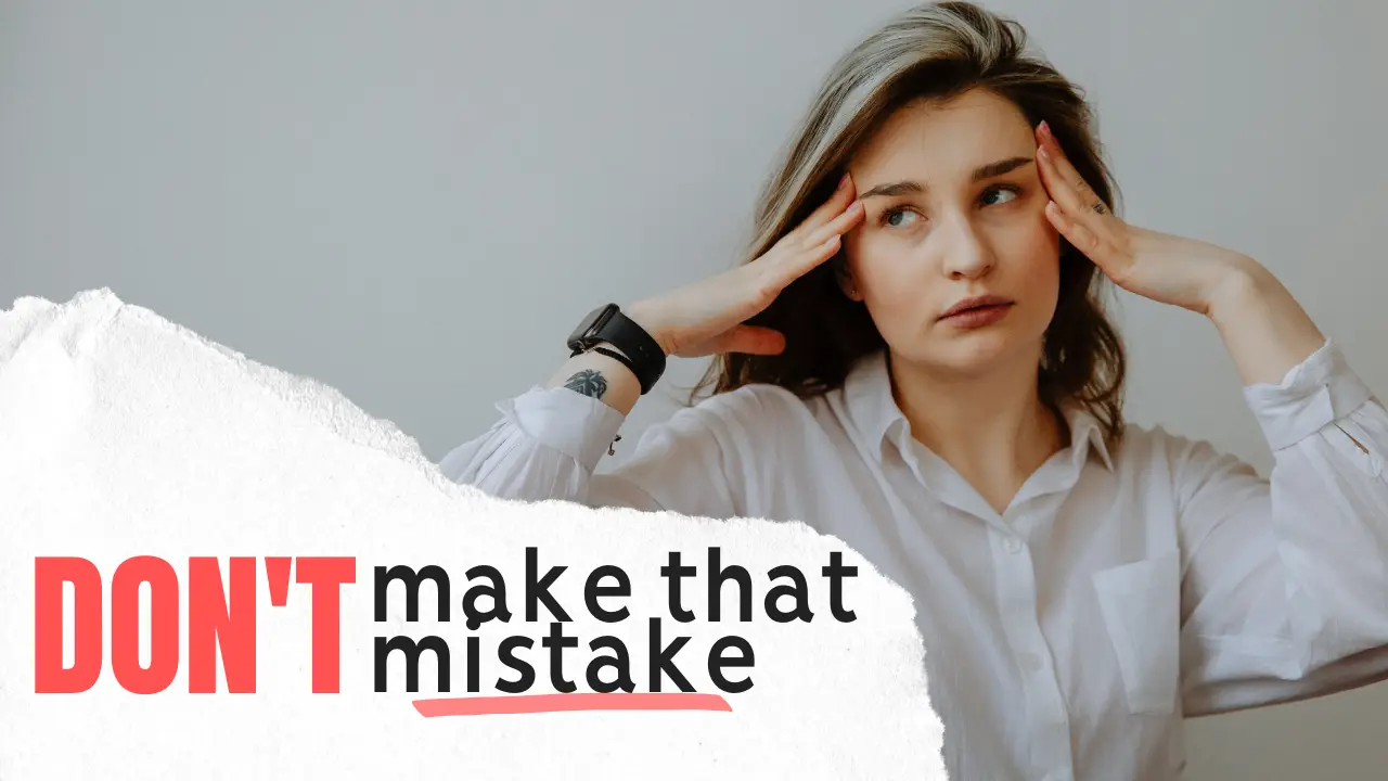 Mistakes to avoid in exhibition