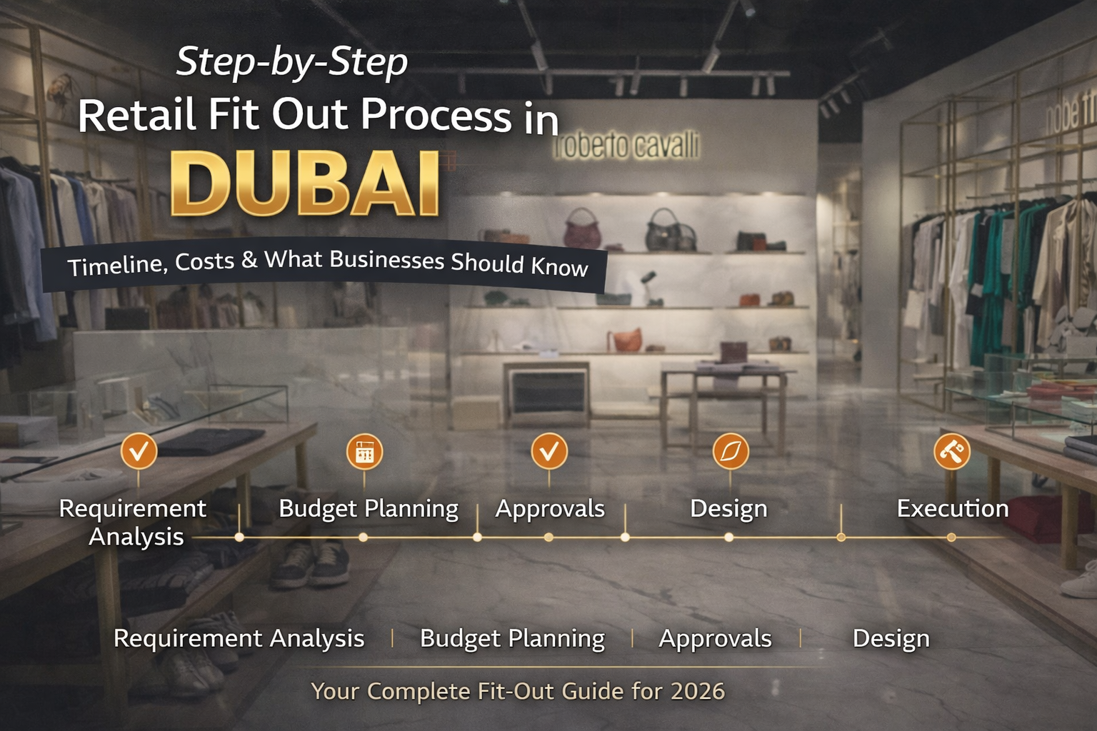Step-by-Step Retail Fit Out Process in Dubai: Timeline, Costs & What Businesses Should Know